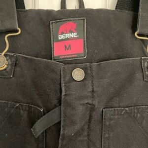 Berne insulated  Black Overalls women’s Medium